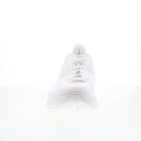Hoka Clifton 10 Wide 1162032-WWH Mens White Wide Mesh Athletic Running Shoes