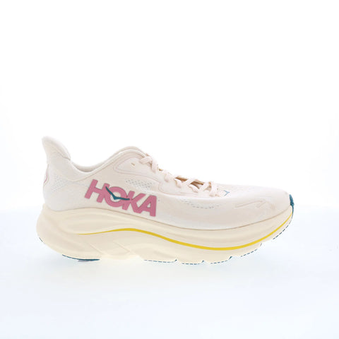 Hoka Clifton 10 Wide 1162050-BHLB Womens Beige Wide Athletic Running Shoes