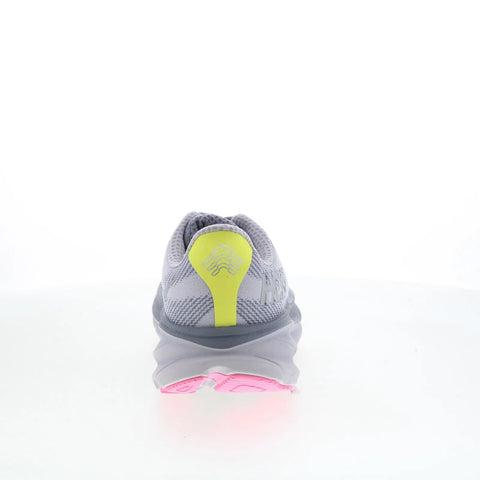 Hoka Clifton 9 GTX 1141490F-GYSK Womens Gray Canvas Athletic Running Shoes