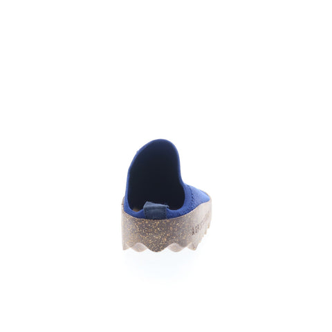 Asportuguesas Clog CLOG102ASP-003 Womens Blue Slip On Clog Flats Shoes