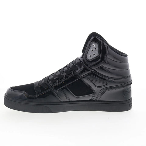 Osiris Clone 1322 2974 Mens Black Leather Skate Inspired Sneakers Shoes