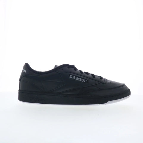 Reebok Club C 85 Eames Office Mens Black Leather Lifestyle Sneakers Shoes