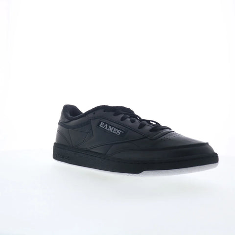 Reebok Club C 85 Eames Office Mens Black Leather Lifestyle Sneakers Shoes