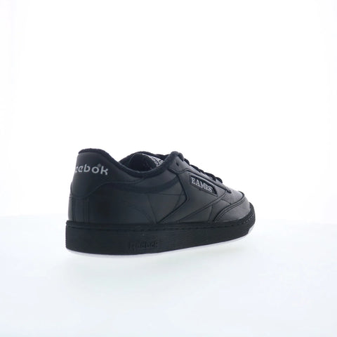Reebok Club C 85 Eames Office Mens Black Leather Lifestyle Sneakers Shoes