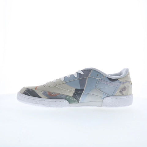 Reebok Club C 85 Eames Office Mens Gray Leather Lifestyle Sneakers Shoes