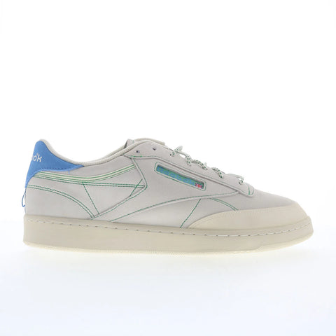Reebok Club C 85 Mens Gray Suede Lace Up Lifestyle Sneakers Shoes