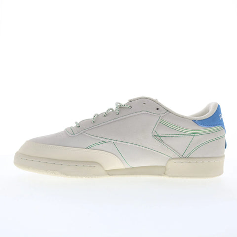 Reebok Club C 85 Mens Gray Suede Lace Up Lifestyle Sneakers Shoes
