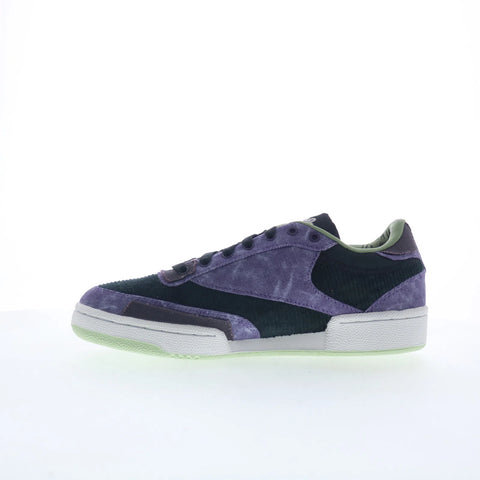Reebok Club C 85 DC Comics Joker Mens Purple Canvas Lifestyle Sneakers Shoes