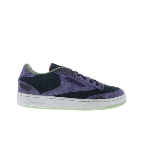 Reebok Club C 85 DC Comics Joker Mens Purple Canvas Lifestyle Sneakers Shoes