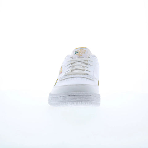Reebok Club C 85 Vegan Mens White Synthetic Lace Up Lifestyle Sneakers Shoes