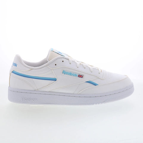 Reebok Club C 85 Vegan Mens White Synthetic Lace Up Lifestyle Sneakers Shoes