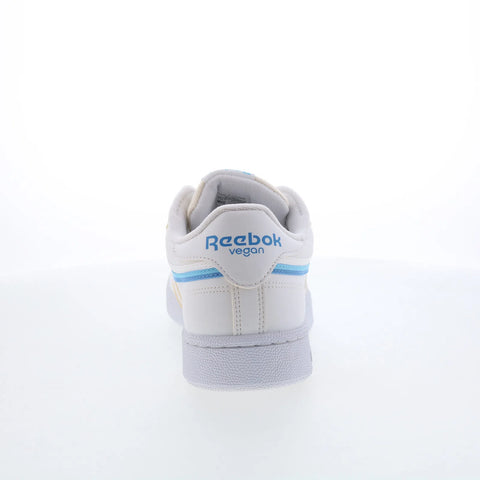 Reebok Club C 85 Vegan Mens White Synthetic Lace Up Lifestyle Sneakers Shoes
