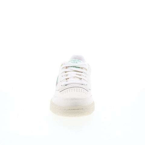 Reebok Club C 85 Vintage Womens Beige Leather Lifestyle Sneakers Shoes