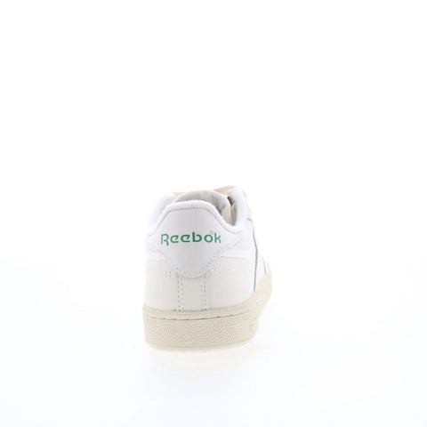 Reebok Club C 85 Vintage Womens Beige Leather Lifestyle Sneakers Shoes