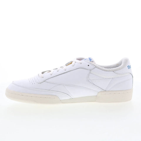 Reebok Club C 85 Vintage Mens White Leather Lifestyle Sneakers Shoes