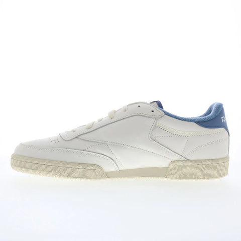 Reebok Club C 85 Vintage Mens White Leather Lifestyle Sneakers Shoes