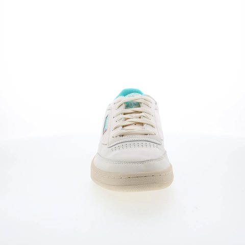 Reebok Club C 85 Vintage Mens Beige Leather Lifestyle Sneakers Shoes
