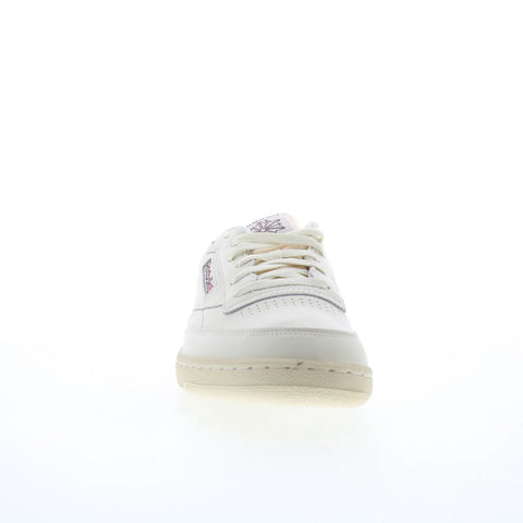 Reebok Club C 85 Vintage Mens White Leather Lace Up Lifestyle Sneakers Shoes