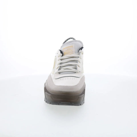 Reebok Club C Cardi Womens White Leather Lace Up Lifestyle Sneakers Shoes