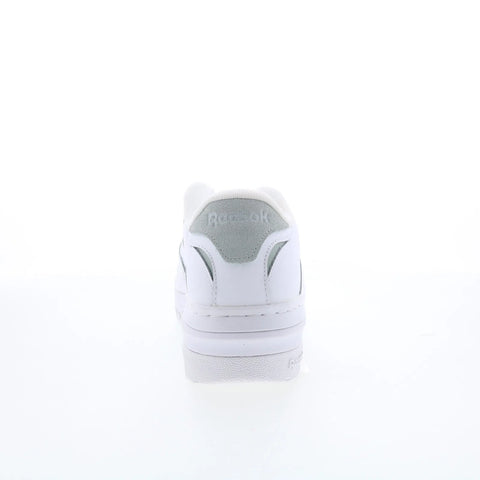 Reebok Club C Extra Womens White Leather Lace Up Lifestyle Sneakers Shoes