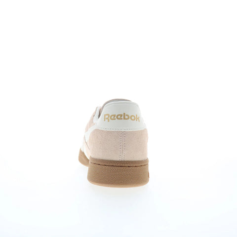 Reebok Club C Grounds UK Womens Gray Suede Lace Up Lifestyle Sneakers Shoes