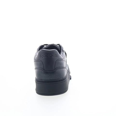 Reebok Club C LTD Mens Black Leather Lace Up Lifestyle Sneakers Shoes