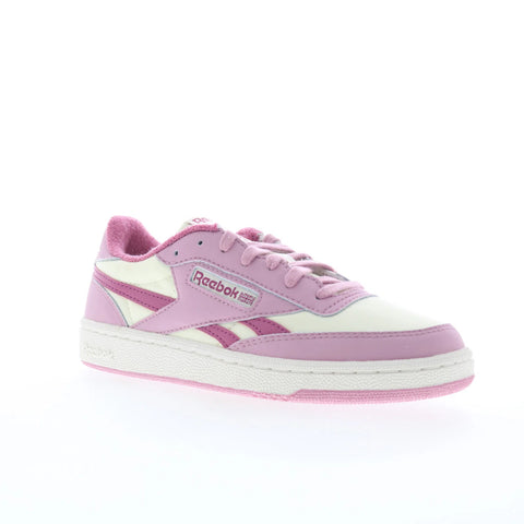 Reebok Club C Revenge II Womens Pink Leather Lifestyle Sneakers Shoes