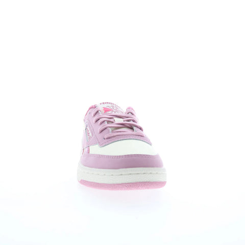 Reebok Club C Revenge II Womens Pink Leather Lifestyle Sneakers Shoes