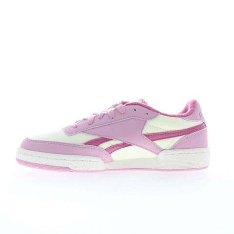 Reebok Club C Revenge II Womens Pink Leather Lifestyle Sneakers Shoes