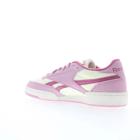 Reebok Club C Revenge II Womens Pink Leather Lifestyle Sneakers Shoes
