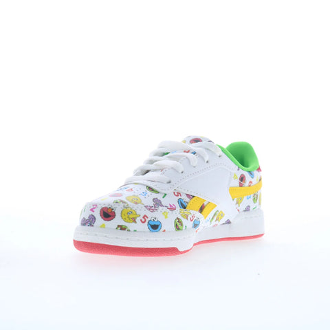 Reebok Club C Revenge Seseame Street Kids White Lifestyle Sneakers Shoes