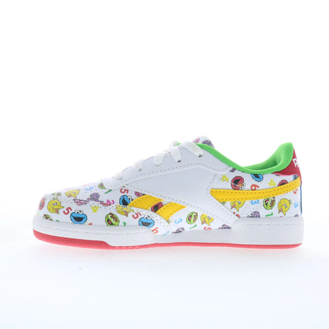Reebok Club C Revenge Seseame Street Kids White Lifestyle Sneakers Shoes