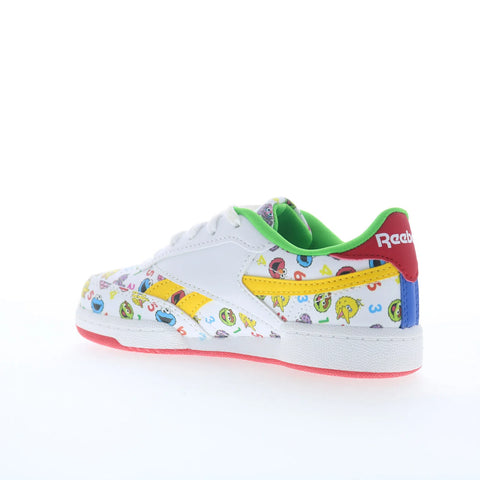 Reebok Club C Revenge Seseame Street Kids White Lifestyle Sneakers Shoes