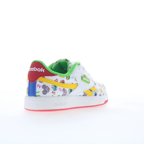Reebok Club C Revenge Seseame Street Kids White Lifestyle Sneakers Shoes