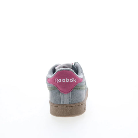 Reebok Club C Revenge Vintage Womens Gray Suede Lifestyle Sneakers Shoes