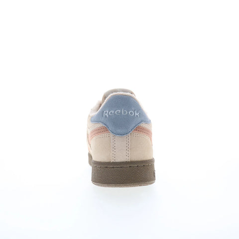 Reebok Club C Revenge Vintage Womens Beige Suede Lifestyle Sneakers Shoes