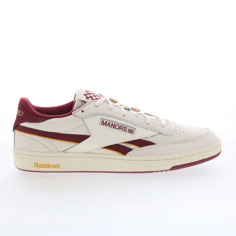 Reebok Club C Revenge Vintage Mens White Suede Lifestyle Sneakers Shoes