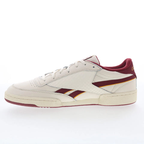 Reebok Club C Revenge Vintage Mens White Suede Lifestyle Sneakers Shoes