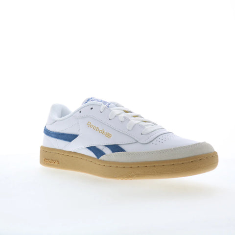 Reebok Club C Revenge Vintage Mens White Leather Lifestyle Sneakers Shoes