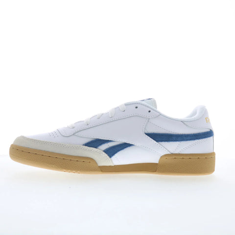 Reebok Club C Revenge Vintage Mens White Leather Lifestyle Sneakers Shoes