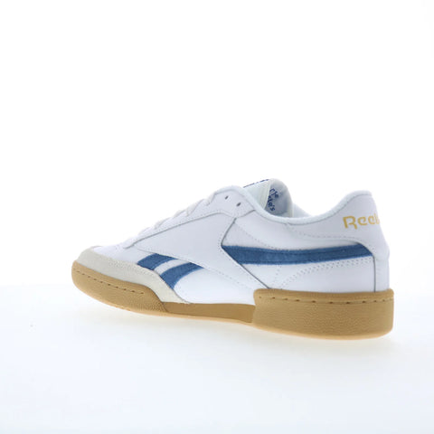 Reebok Club C Revenge Vintage Mens White Leather Lifestyle Sneakers Shoes