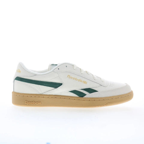 Reebok Club C Revenge Vintage Mens White Leather Lifestyle Sneakers Shoes