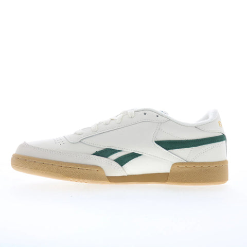 Reebok Club C Revenge Vintage Mens White Leather Lifestyle Sneakers Shoes