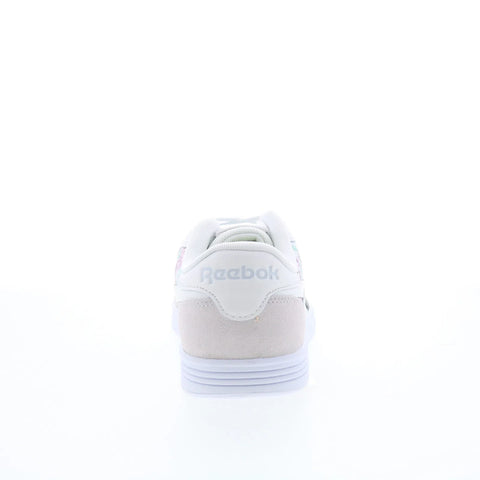 Reebok Club Memt Womens Gray Leather Lace Up Lifestyle Sneakers Shoes