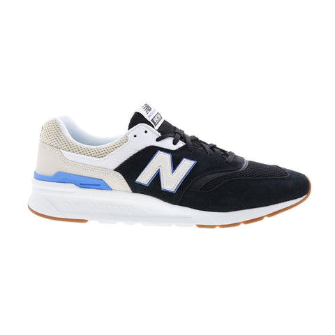 New Balance 997H CM997HHB Mens Black Suede Lace Up Lifestyle Sneakers Shoes