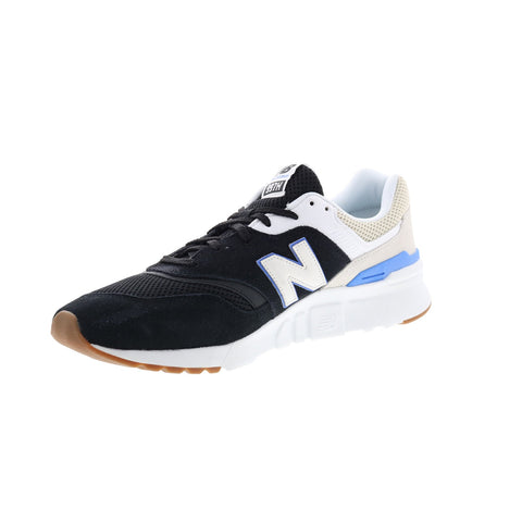 New Balance 997H CM997HHB Mens Black Suede Lace Up Lifestyle Sneakers Shoes