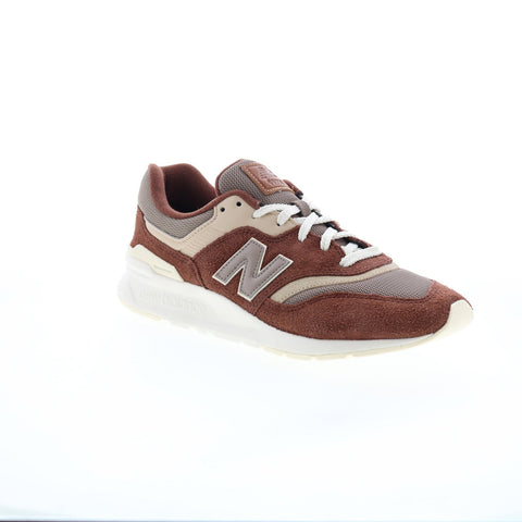 New Balance 997H CM997HOM Mens Brown Suede Lace Up Lifestyle Sneakers Shoes