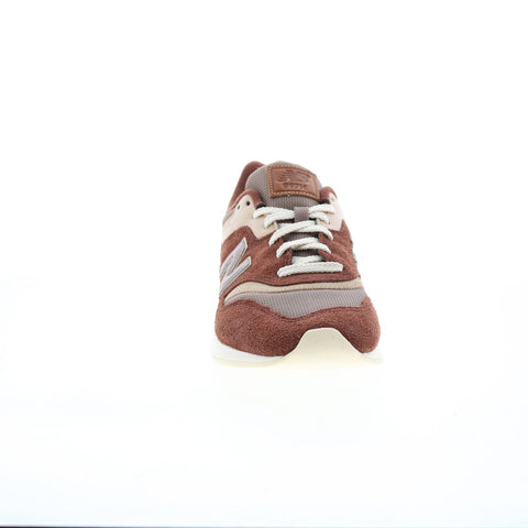 New Balance 997H CM997HOM Mens Brown Suede Lace Up Lifestyle Sneakers Shoes