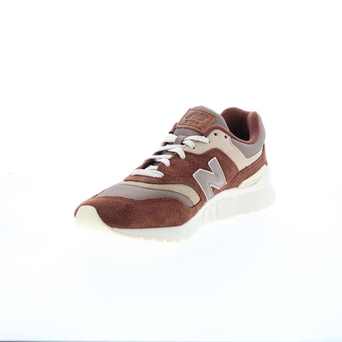 New Balance 997H CM997HOM Mens Brown Suede Lace Up Lifestyle Sneakers Shoes