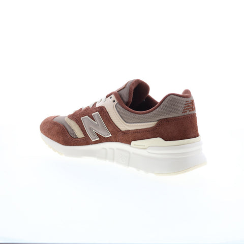 New Balance 997H CM997HOM Mens Brown Suede Lace Up Lifestyle Sneakers Shoes